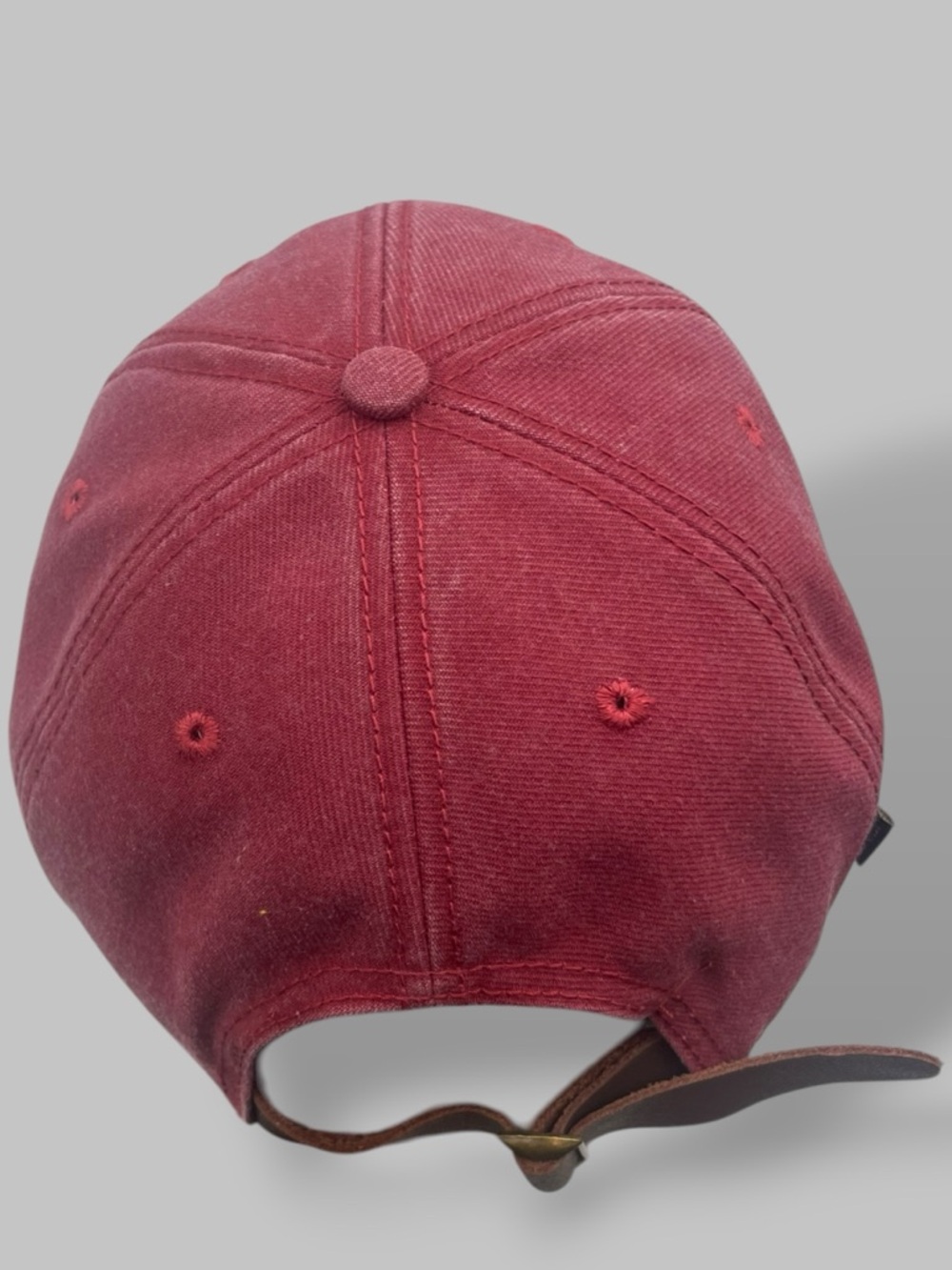 Music City Nashville Embroidered Baseball Cap - Burgundy - Legacy - Picture 5 of 12